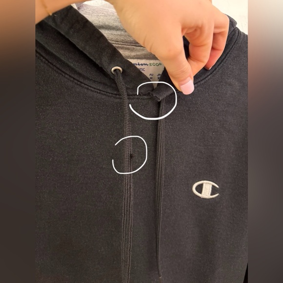 Black Champion Hoodie - Picture 5 of 6